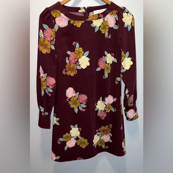 Loft petites long sleeve dress size 0P - Picture 1 of 4